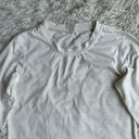 Zyia Active Chill Perforated Long Sleeve Top White Size M Photo 3