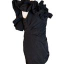 Alexis  Benicia Sheath in Black XLarge Womens Ruffle Cocktail Mini Photo 6