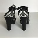 Seven Dials   Women Studded Strappy Black Chunky heel platform Sandals Sz. 9 New Photo 2