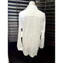 Treasure & Bond  Women's Classic White Long Sleeve Button Up Shirt L NWT Photo 3