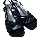 Glitz David Tate “RITZ” heels in Black  / Glittery black heels / 7 / New in box Photo 3