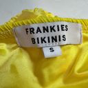 Frankies Bikini Yellow One Shoulder Top Small Photo 2