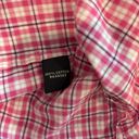 Banana Republic Pink Plaid Button down size Medium Photo 7