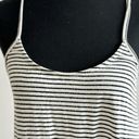 Full Tilt Essentials by  Racerback Striped Black & White Top Photo 2