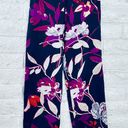 Natori Floral Pajama Pants Size S Black Floral Super Soft Photo 0