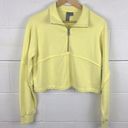 Sweaty Betty  revive lounge cropped half zip pullover sweatshirt Photo 0