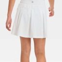 All In Motion Target girls  white tennis skirt built in shorts and zipper pocket Photo 1