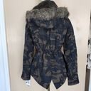 Sebby Camo Fur Hood Jacket, Women's M Photo 1