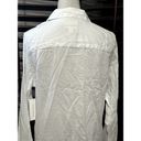 Treasure & Bond  Women's Classic White Long Sleeve Button Up Shirt L NWT Photo 4