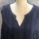 Merona  || Navy sleeveless top Photo 1