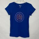 Christopher & Banks Carl Banks Rhinestones Blue Tee Size M Photo 0