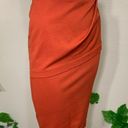 CAbi  #3099 Orange Turmeric Sweater Pencil Skirt Photo 4