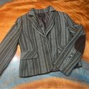 BCBGMAXAZRIA  Noel Wool blend Plaid elbow patch Blazer Medium Photo 0