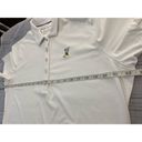 Peter Millar  5 Button Polo Shirt Womens XL White UPF 50 Ponte Antimicrobial Photo 7