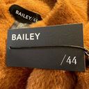 Bailey 44 Fluffy Cropped Long Sleeve Sweater Top Mock Neck Camel NWT Small Photo 4