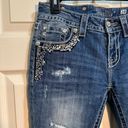 Miss Me Women’s  Mid-Rise Bootcut Jeans Distressed Medium Wash Size 28 Photo 1