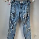 One Teaspoon  Cobain Trashed Freebirds Jeans with Ankle Zipper Photo 2