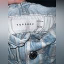 Topshop  stripes denim paper bag shorts Photo 1