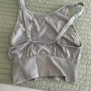 Free People Movement NWOT  Good Karma Hi-Neck Crop Top Gray M/L Photo 1