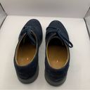 Clarks  Artisan UNSTRUCTURED Women's Blue Suede/Leather Oxford Lace Up Shoes 7M Photo 4
