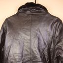 Marc New York  Women’s Dark Brown Leather Faux Trim Jacket Photo 12