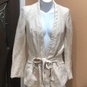 ZARA  Basic beige v neck wrap blazer jacket Photo 2