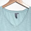 Sweaty Betty  Women’s Vneck Short Sleeve Slub Knit Mint Green Tshirt size small Photo 1