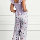 Hill House  The Skylar 100% Linen Pants in Sea Creatures Size M NWT Photo 7