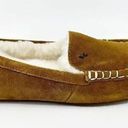 Koolaburra by UGG Lezly Slippers Chestnut Suede Womens Faux Fur Moccasin Size 9 Tan Photo 9