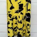 Jason Wu  Women’s 4 Yellow Black Floral Midi Dress Photo 6