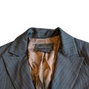 BCBGMAXAZRIA  Marilyn Blazer Jacket Button_Down Brown Stripe Size Small Women's Photo 1