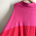 Shiraleah  Madeleine Pink Colorblock Soft Travel Poncho O/S Photo 5