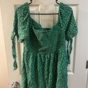 American Eagle Green Floral Dress  Photo 1