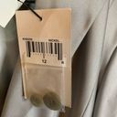 BCBGMAXAZRIA NWT BCBG Max Azria Collection | 100% Silk Overcoat in Color Nickel Size 12 Photo 5