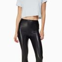 Wilfred Aritzia  Free Faux Leather Daria Leggings in Black Photo 2