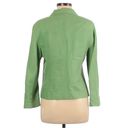 Lafayette 148 Linen Blazer Suit Jacket Button Front Lined Green Size 6 Photo 1