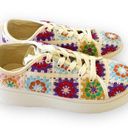 Dirty Laundry  DL Rambling Crochet Platform Sneakers Women’s Size 9 Granny Square Photo 0