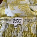 Known Supply damask printed smocked jumpsuit size Medium 100% organic cotton Photo 3