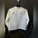 Nike Women’s  Hypermesh Bomber White Zip Up Sports Jacket Size Large Photo 3