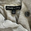 Elizabeth and James  Beige Asymmetric Wool Jacket Photo 2