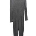 Zyia  Active Long Sleeve Jumpsuit Gray Womens Large Athleisure Loungewear Stretch Photo 4