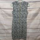 Calvin Klein Black Animal Print Queen Anne Womens Knee-Length Dress Size 10 Photo 10