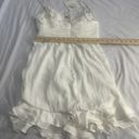 Angel Biba NWT M Medium MAGIC MOMENT RUCHED DRAWSTRING MINI DRESS WHITE Bachelorette Photo 10