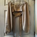 Boutique Top Tan Size M Photo 1