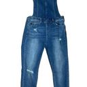 Kancan womens large denim overalls cuffed cute basic casual jean Blue Photo 0