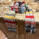 Etcetera Mindy Scarf Angora Lambswool Nylon Viscose Cashmere Cozy Striped New Photo 5