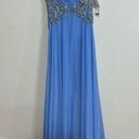 Tony Bowls  TB117318 periwinkle blue beaded princess dress NEW 2 Photo 0