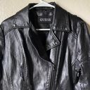 GUESS Black Leather Jacket Photo 4