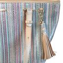 Brahmin EUC  Multicolor Striped Cardenas Medium Asher Tote Handles & Tassel Accen Photo 5