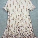 Ecote Urban Outfitters  Floral Boho Dress Sz L Amethyst Frock Short Summer Vaca Photo 5